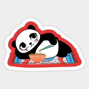 Cute Animal Friendly Panda Sticker